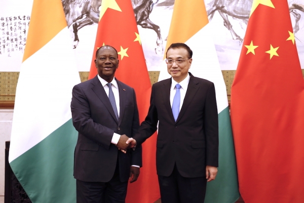 EN VISITE D’ÉTAT EN CHINE : LE PRÉSIDENT OUATTARA RENCONTRE LE PREMIER MINISTRE CHINOIS